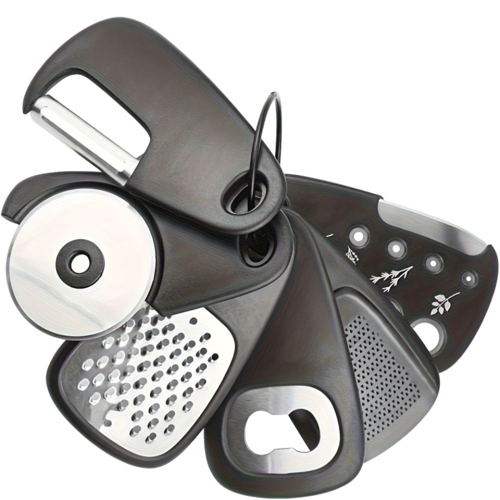 Kitchen Gadgets I Need - コンパクトデザインのキャンプ用具セット 省スペース 電源不要 キッチンガジェットセット 快適なグリップ感のキッチンツールセット