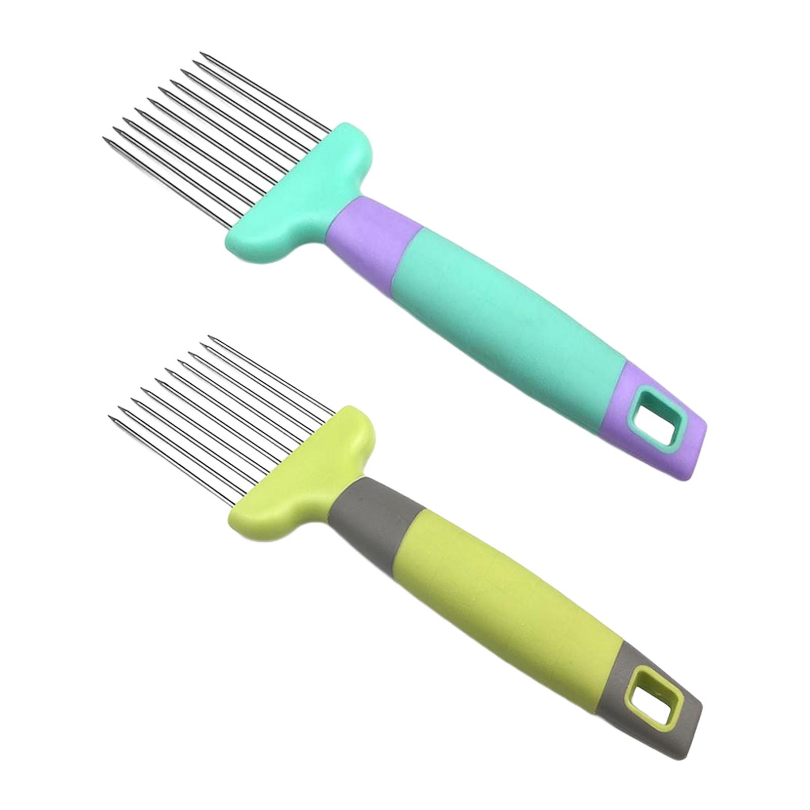 Avocado Slicer Tool - 玉ねぎニードルミートテンダライザーチョッパー果物野菜スライサーコンパクトグレーター切削工具アボカド、ポテト、レモン、ニンジン、トマト用