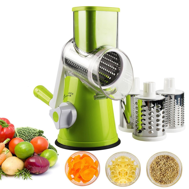 LMETJMA マニュアルロータリー野菜スライサーカッターキ - Cheese Grater Box のレビューと価格