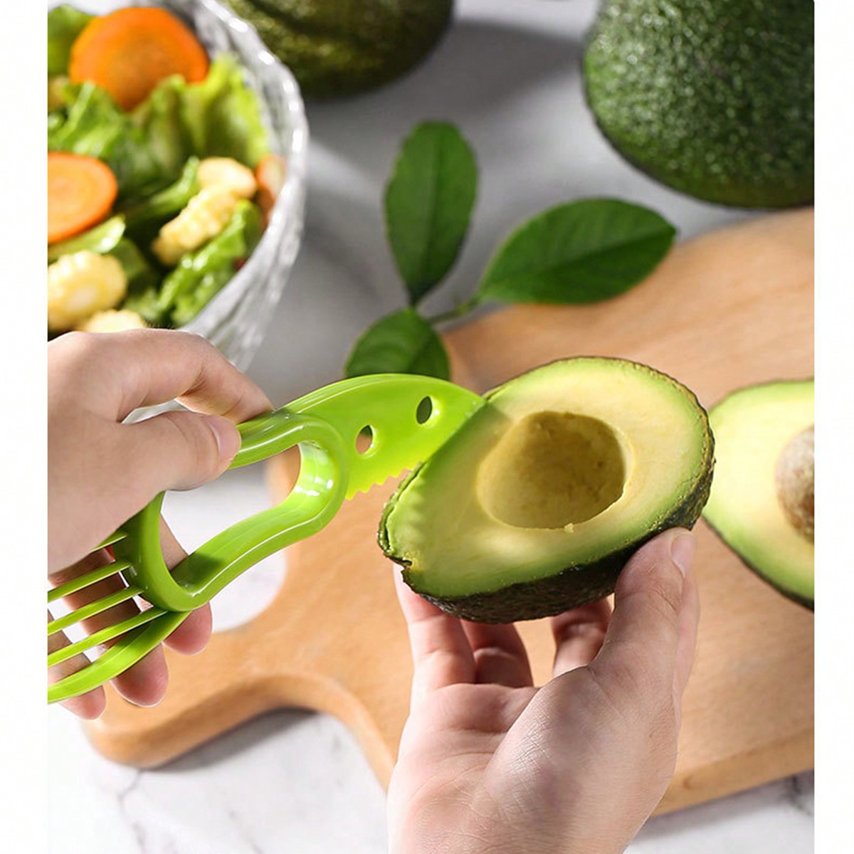 1個入りアボカドピーラー、アボカドカッティングナイフ、フルー - Avocado Slicer Tool のレビューと価格