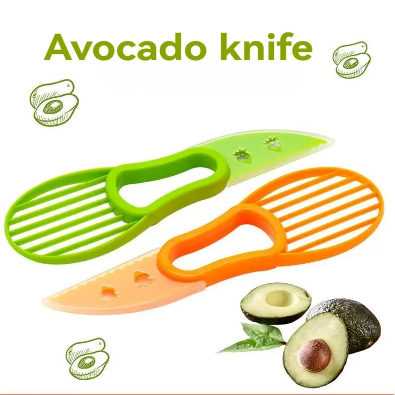 3 で 1 アボカドスライサーシアコアラーバターフルーツピー - Avocado Slicer Tool のレビューと価格