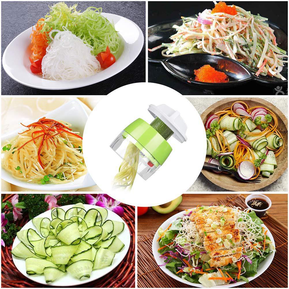 野菜カッター 手動スパイラルカッター キッチンガジェット ニ - Kitchen Gadgets Vegetable Cutter のレビューと価格