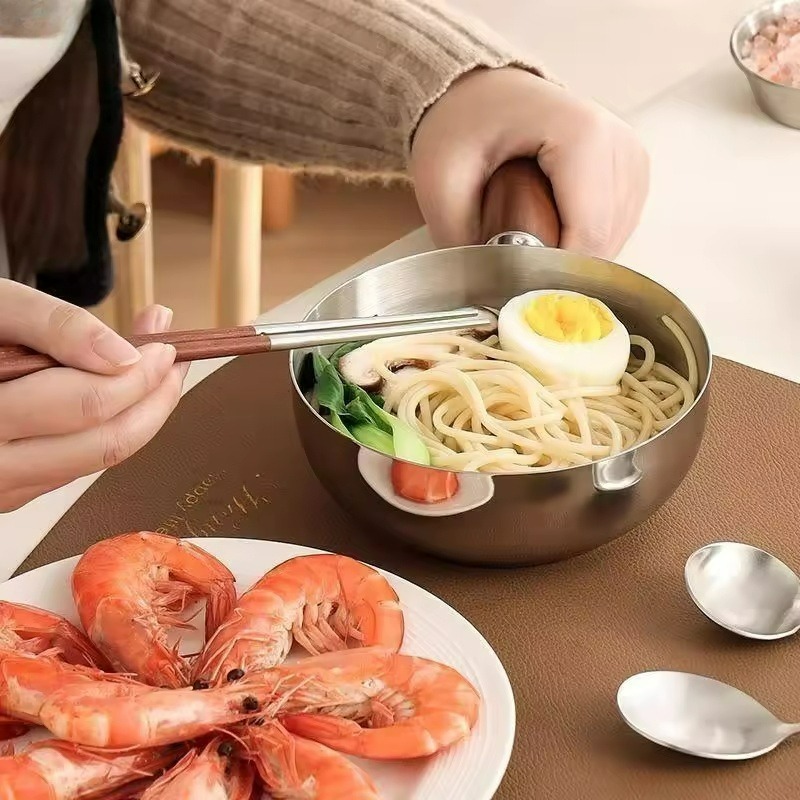 ステンレス製ソースパン ミルクパン くるみ材の木製ハンドル付 - Kitchen Gadgets And Accessories のレビューと価格