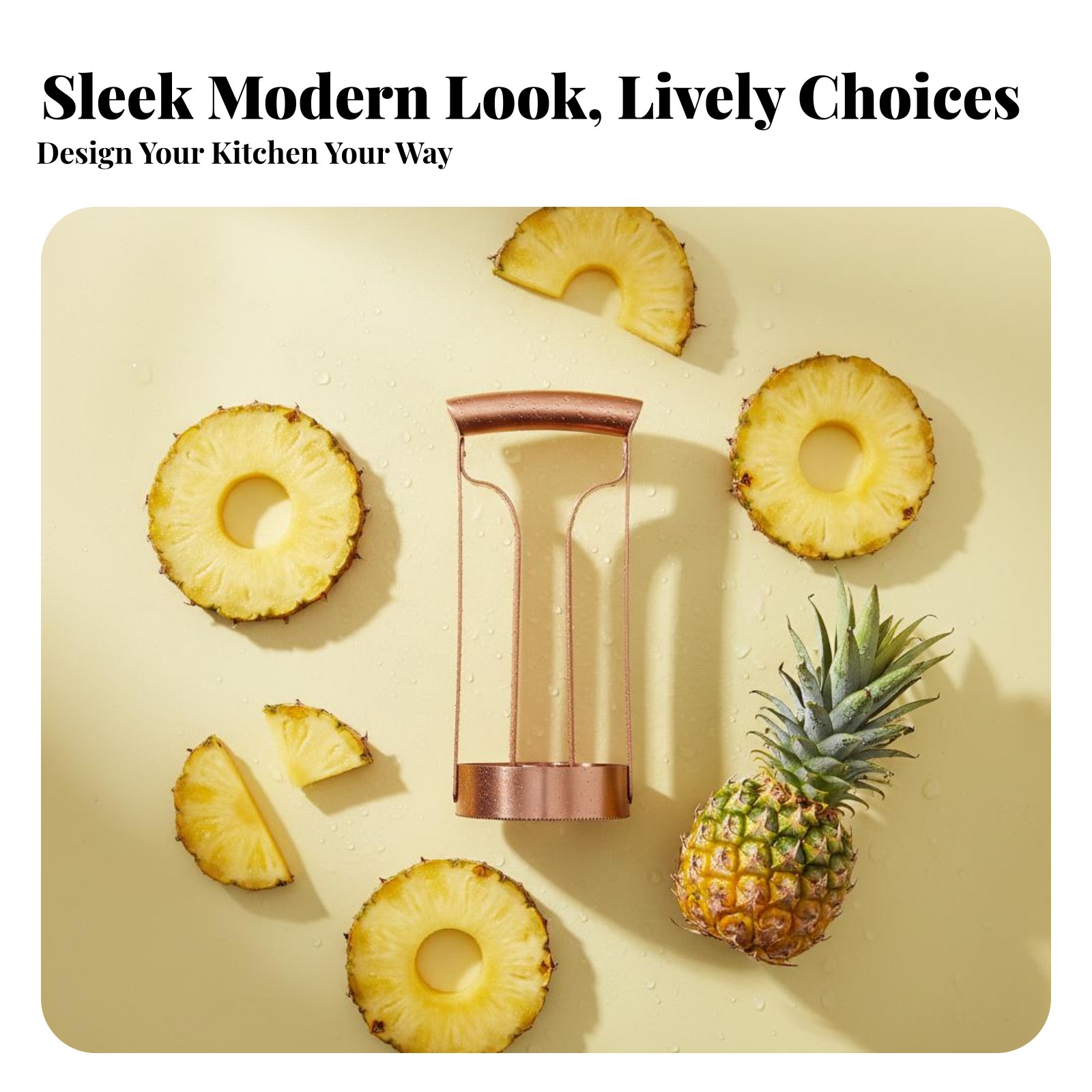 ステンレス製パイナップルカッター 芯抜き・スライス用 ステン - Kitchen Gadgets Vegetable Cutter のレビューと価格