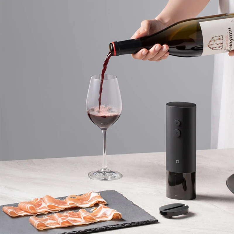 Mijia 電動ワインオープナー乾電池式自動赤ワインボトルキ - Kitchen Gadgets And Accessories のレビューと価格
