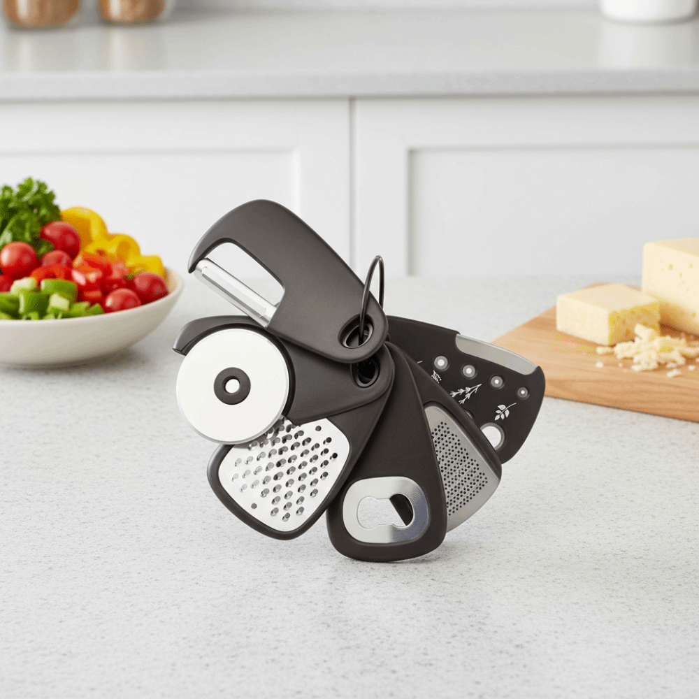 コンパクトなデザインのキャンプ用調理器具セット、快適なグリッ - Kitchen Gadgets I Need のレビューと価格