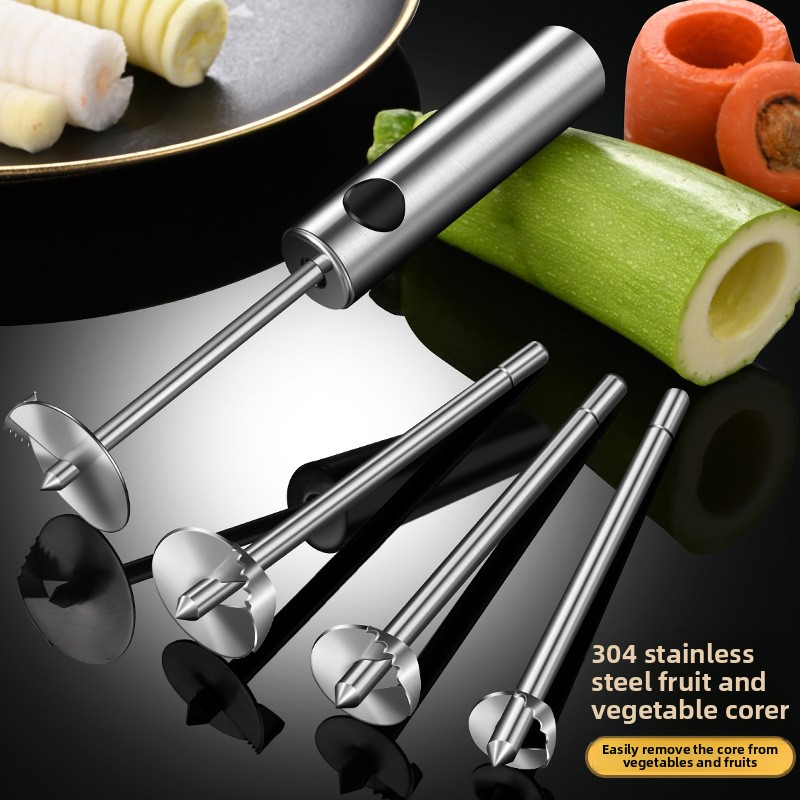 1セットキッチンガジェット野菜ドリル掘削器調理器具野菜スパイ - Kitchen Gadgets And Accessories のレビューと価格
