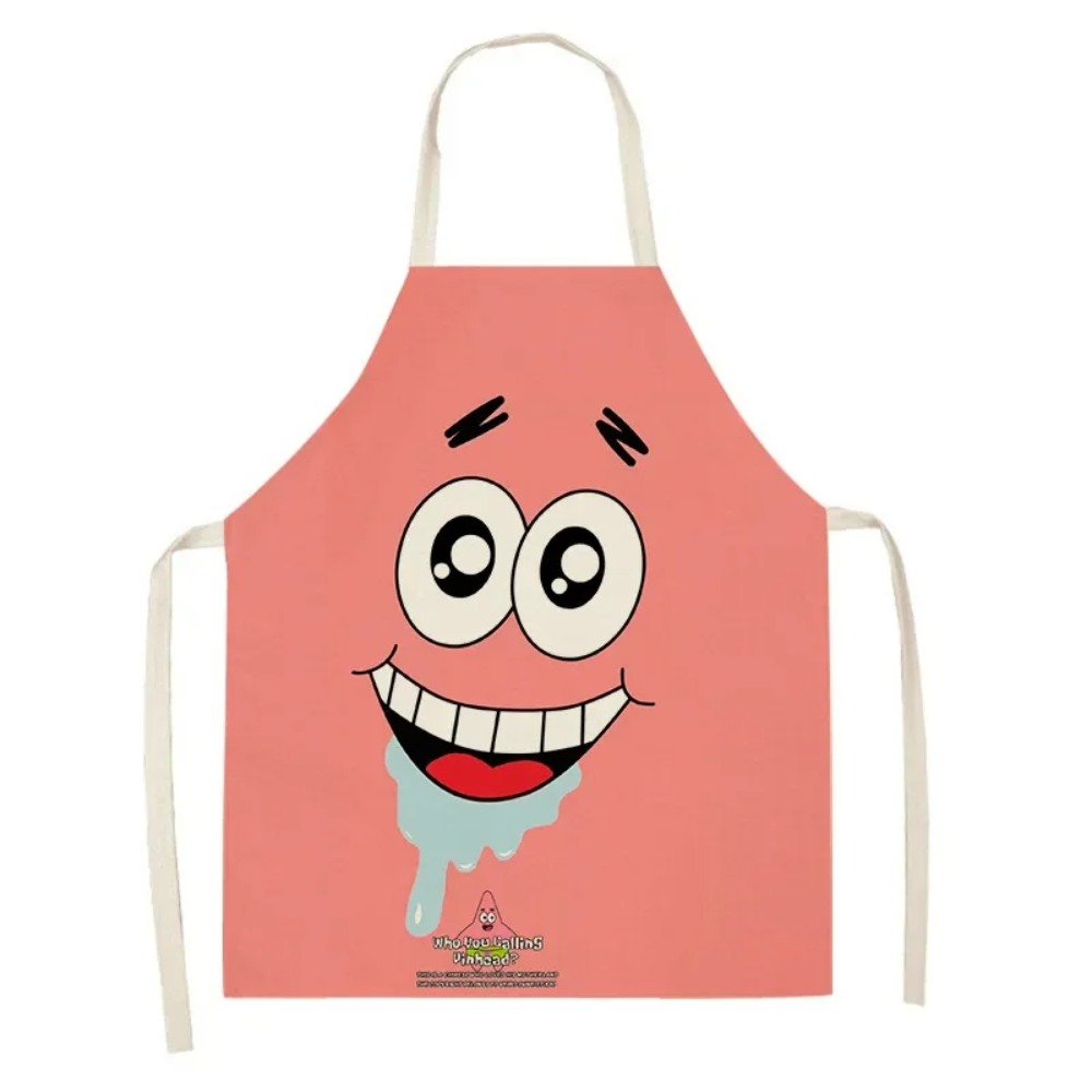 スポンジボブ パトリック キッチンエプロン 大人用 リネンビ - Kitchen Gadgets And Accessories のレビューと価格