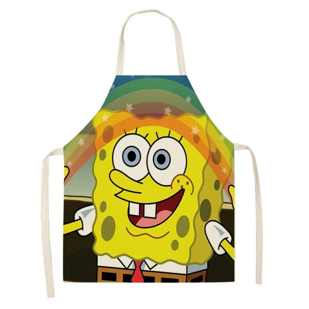 スポンジボブ パトリック キッチンエプロン 大人用 リネンビ - Kitchen Gadgets And Accessories のレビューと価格