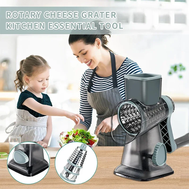 2025年式 3-in-1回転式チーズグレーター 多機能手動 - Cheese Grater Box のレビューと価格