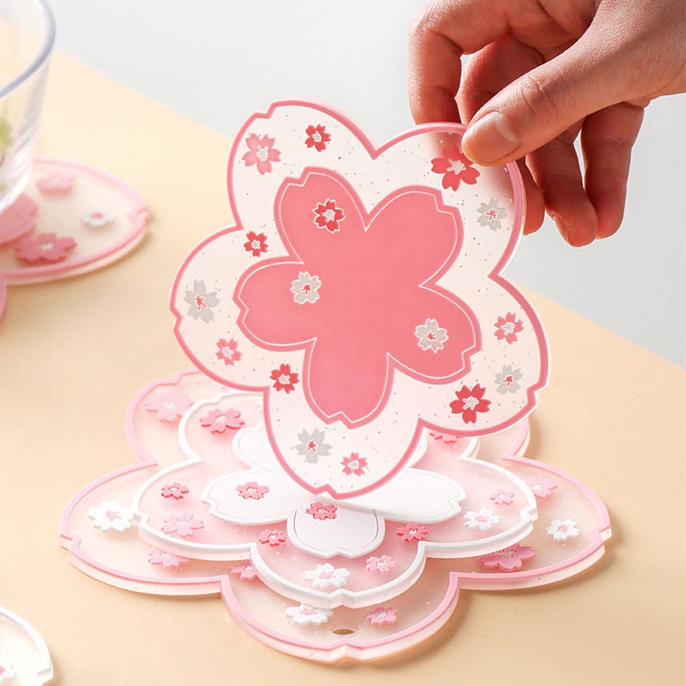 桜断熱パッドダイニングテーブルマット滑り止めカップパッド滑り - Kitchen Gadgets And Accessories のレビューと価格