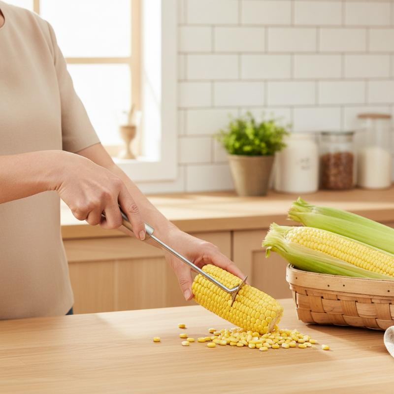 ステンレス鋼のトウモロコシの皮むき器 時間を節約するトウモロ - Kitchen Gadgets Save Time のレビューと価格