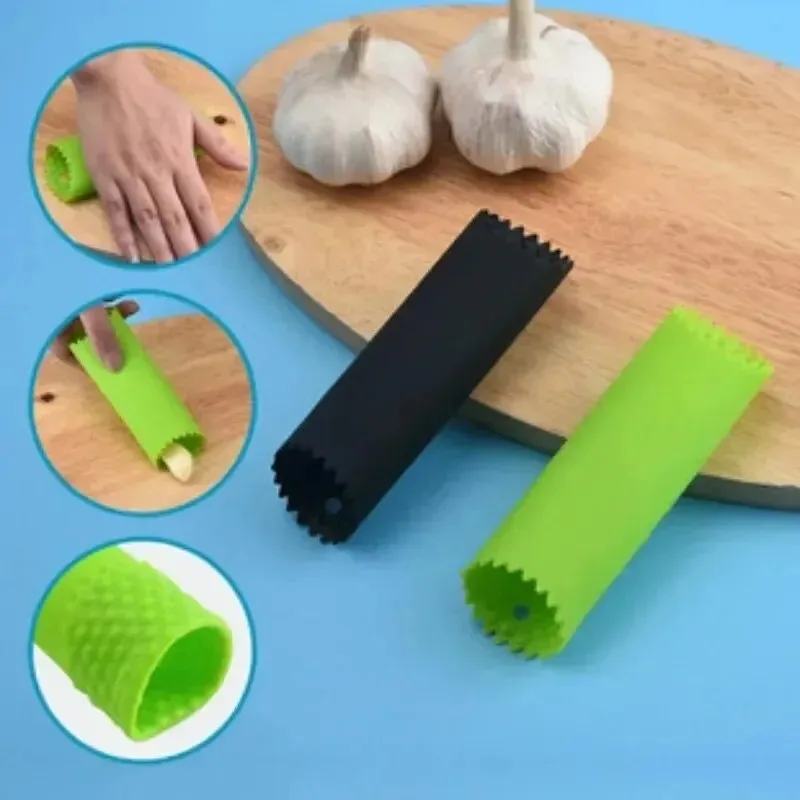 ニンニクストリッパーチューブピーリングニンニクピーリングシリ - Kitchen Gadgets Useful のレビューと価格