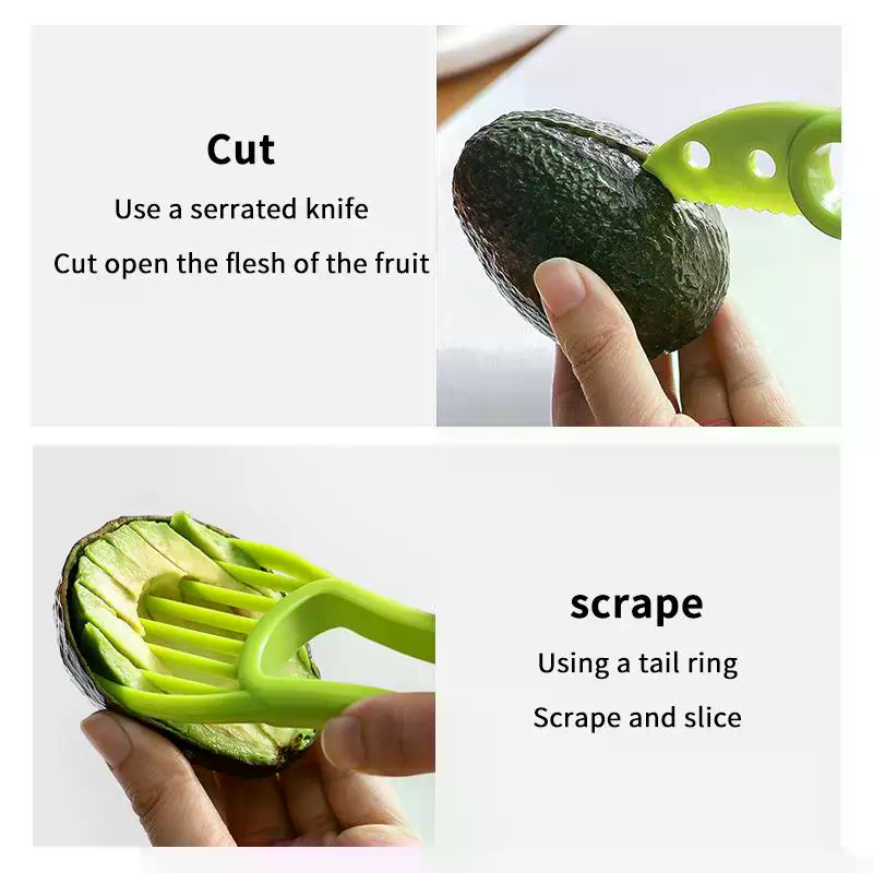3-in-1 アボカドスライサー シアコアラー バターフルー - Avocado Slicer Tool のレビューと価格