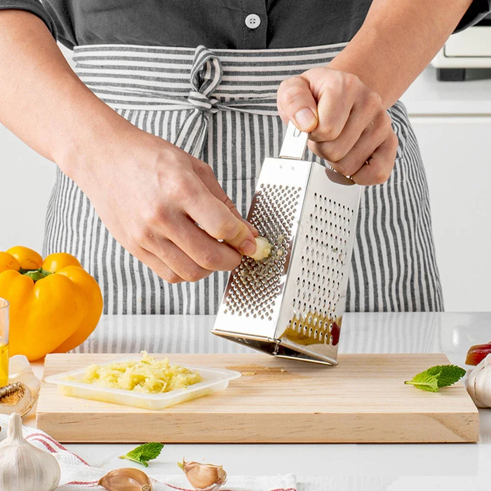 多目的おろし金野菜スライサー四面ボックスおろし金ステンレス鋼 - Kitchen Gadgets Useful のレビューと価格