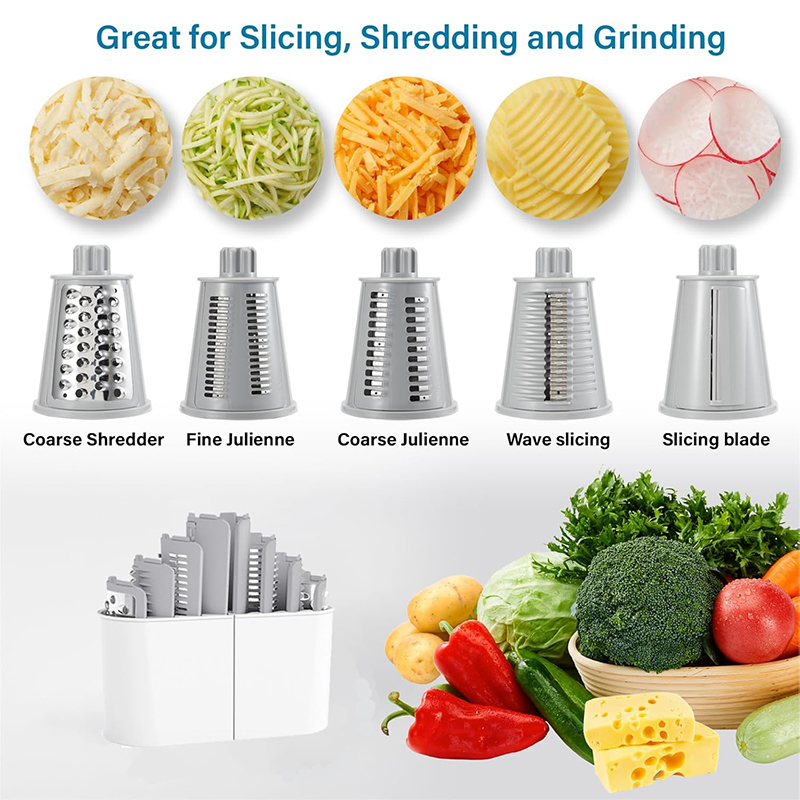 LMETJMA 5 in 1 ロータリーチーズおろし金シュレ - Cheese Grater Box のレビューと価格