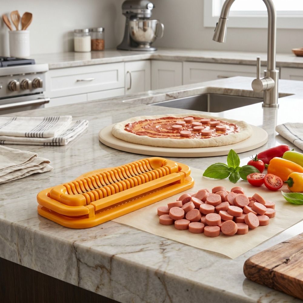 多機能ステンレス鋼ハムスライサー効率的な時間節約ホットドッグ - Kitchen Gadgets Save Time のレビューと価格