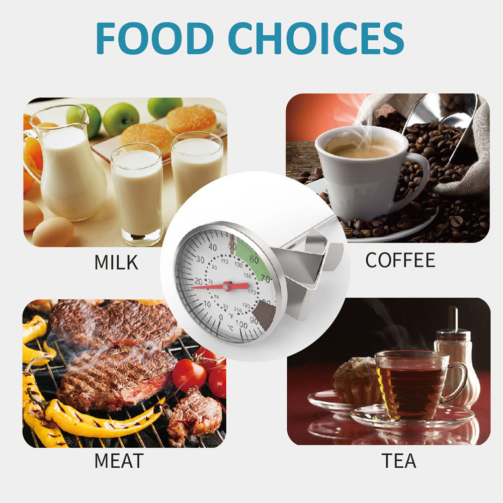 0-100 ° C 食品温度計ステンレス鋼コーヒーミルク温度 - Kitchen Gadgets And Accessories のレビューと価格