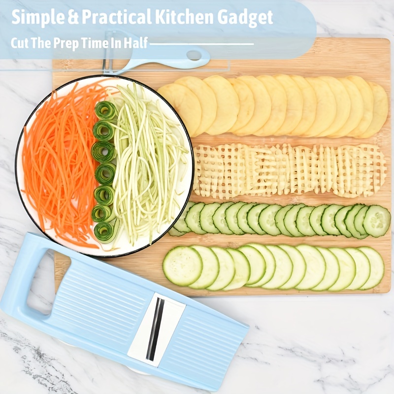 7 in 1多機能野菜カッター、ポテトスライサー、シュレッダ - Kitchen Gadgets Vegetable Cutter のレビューと価格