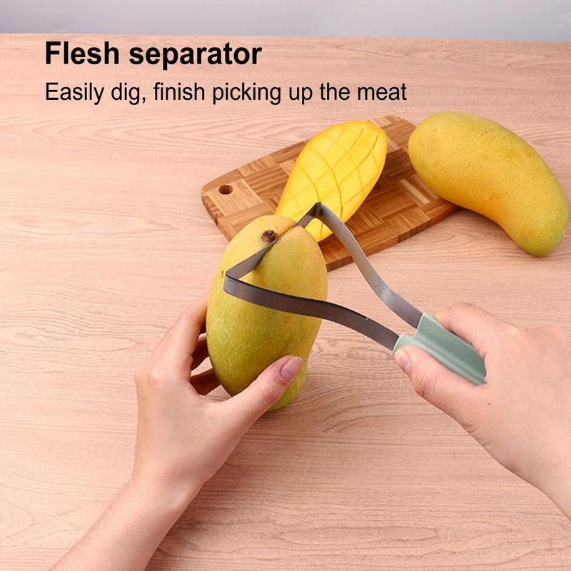 3in1 マンゴー皮むき切断ナイフマンゴー皮むきセパレーター - Avocado Slicer Tool のレビューと価格