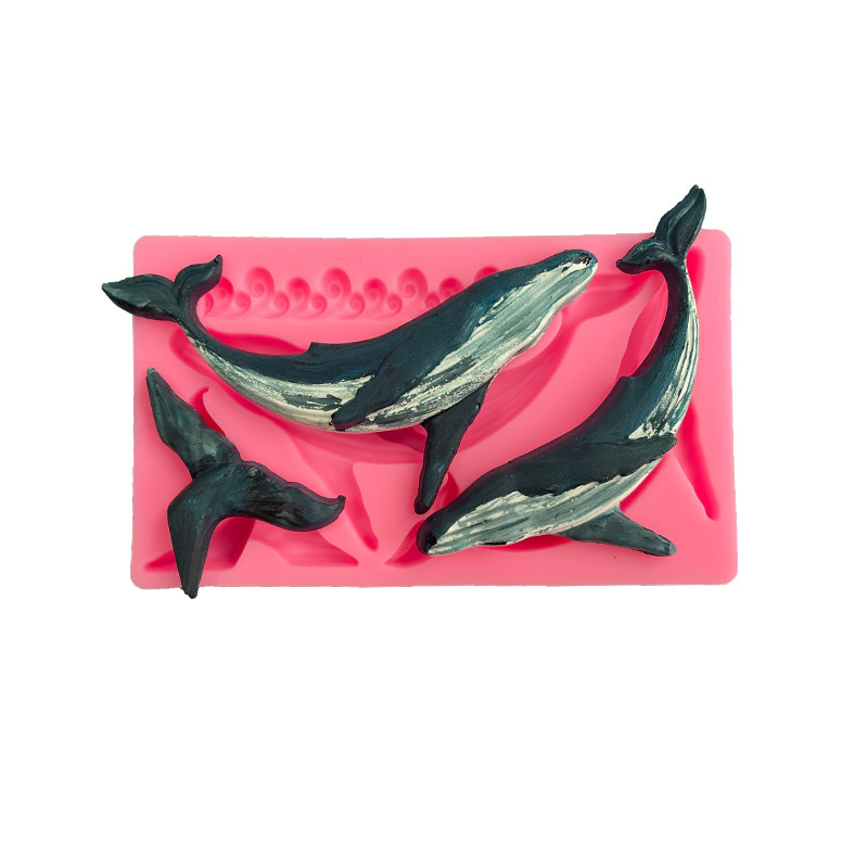 シリコンクジラ型,日曜大工,オーシャンシリーズ,フォンダン, - Kitchen Gadgets And Accessories のレビューと価格