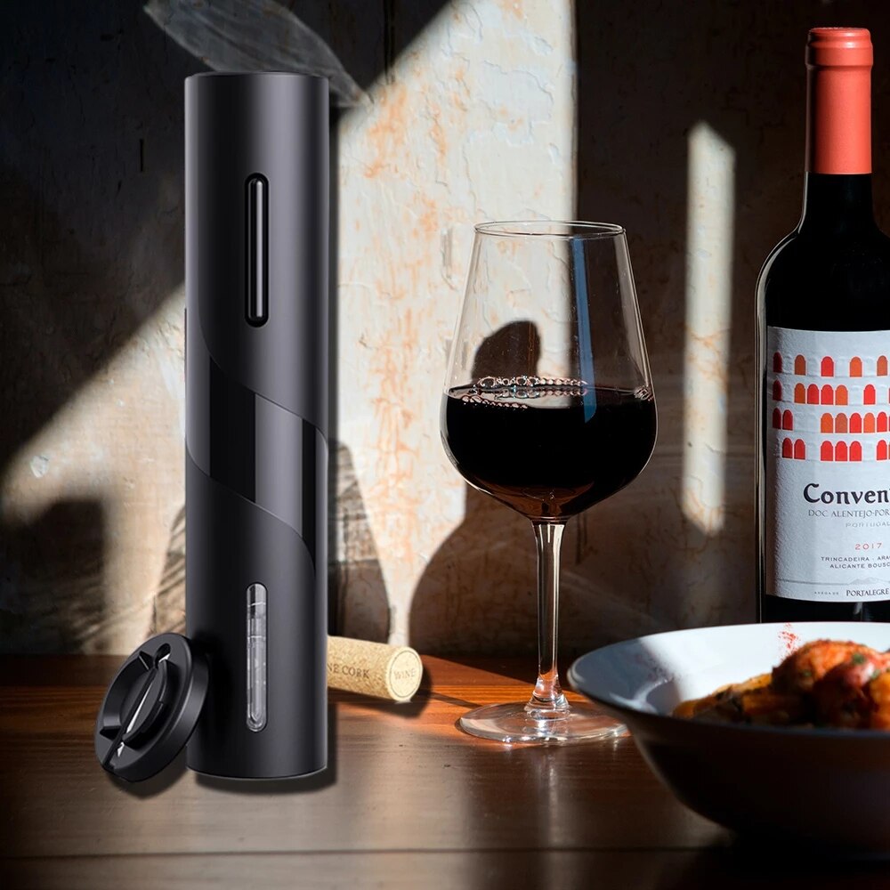 電動ワインオープナー 赤ワイン用フォイルカッター 自動赤ワイ - Kitchen Gadgets And Accessories のレビューと価格