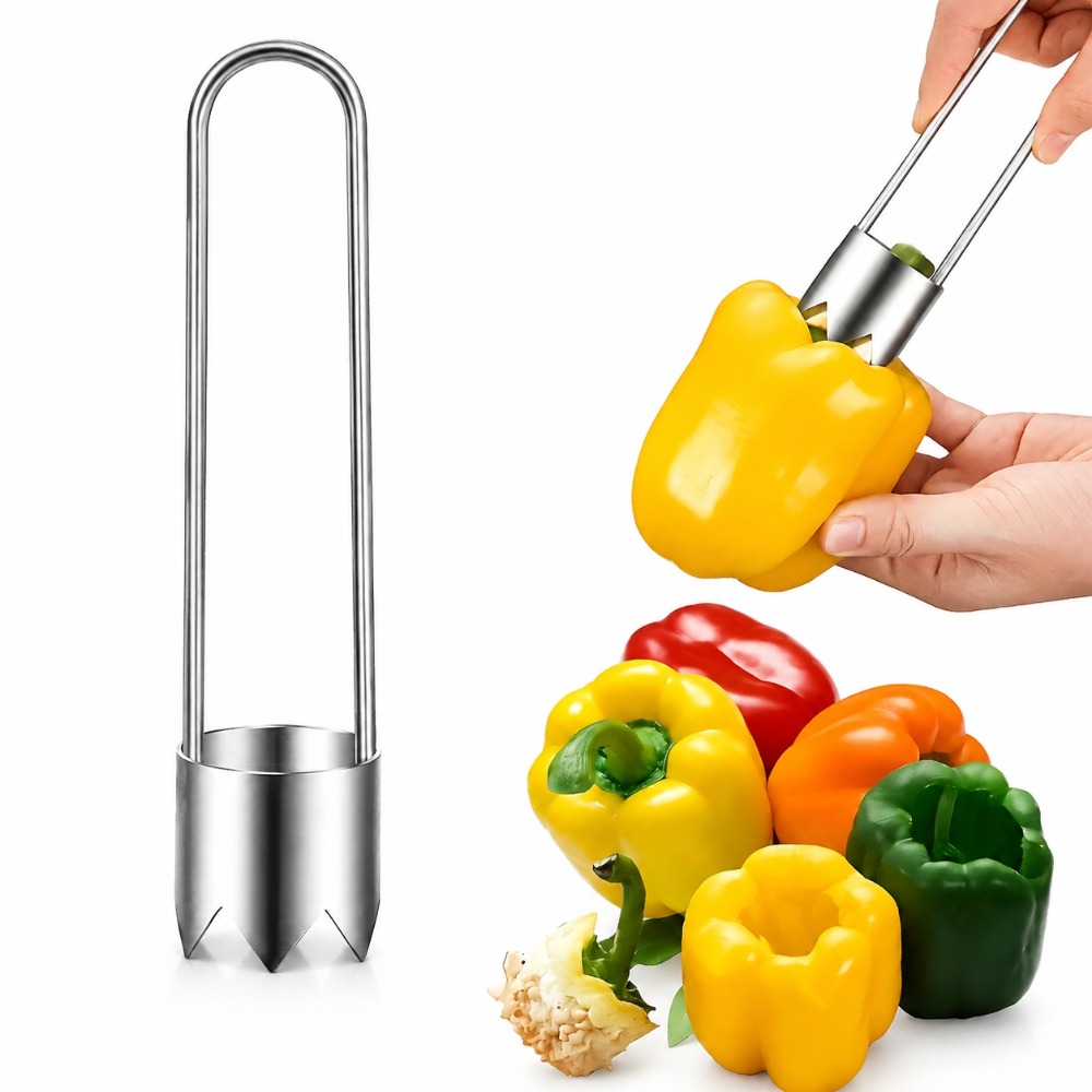 ステンレス製果物野菜芯抜き器、ピーマン種子除去ツール、リンゴ - Kitchen Gadgets And Accessories のレビューと価格