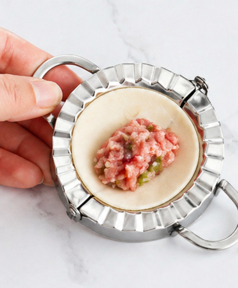 手動餃子メーカー ステンレス製 ラッパーモールドプレス ラビ - Kitchen Gadgets Useful のレビューと価格