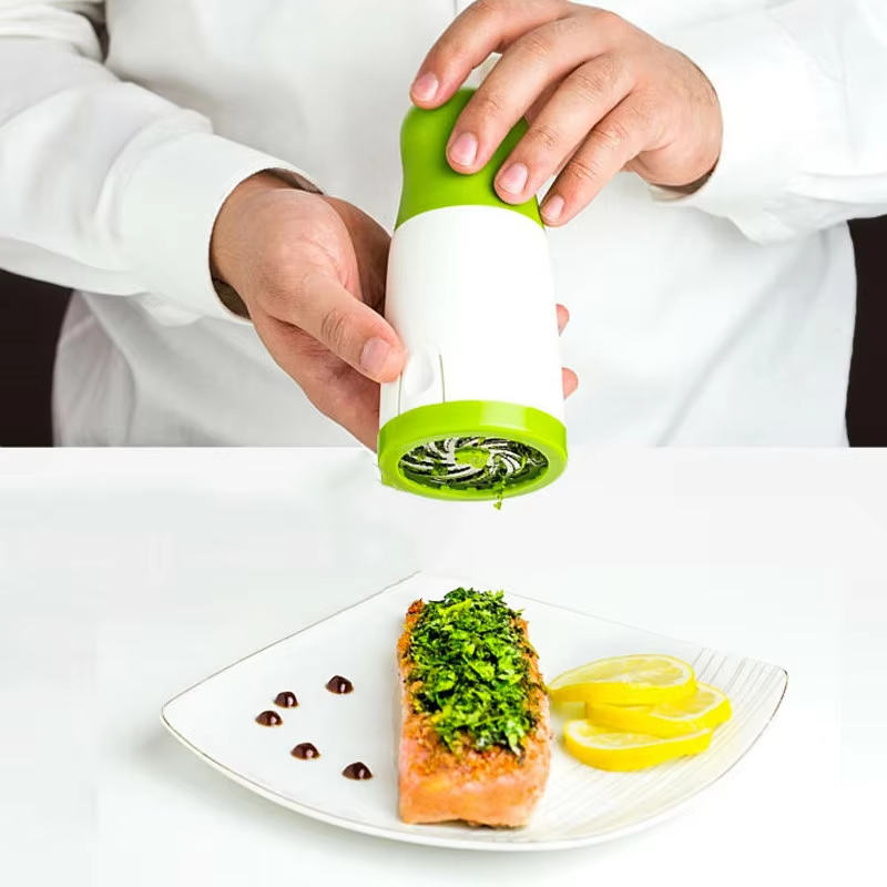 多機能手動スパイスミル、パセリシュレッダー、ハーブグラインダ - Kitchen Gadgets Vegetable Cutter のレビューと価格