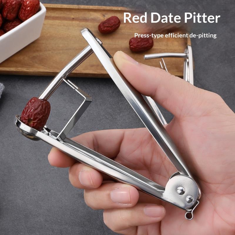 多機能種抜き器：チェリー、サンザシ、ナツメ、オリーブ用。創造 - Kitchen Gadgets Useful のレビューと価格