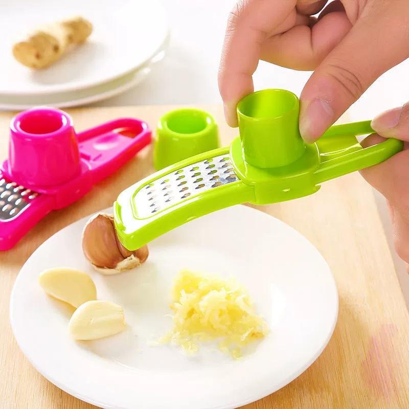 手動式ニンニクチョッパー、手動ニンニク刻み器、ニンニクグライ - Kitchen Gadgets Useful のレビューと価格
