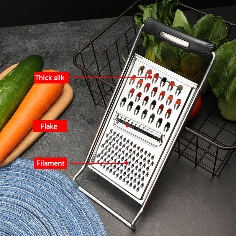 ステンレススチールスキッドボトムフラットグレーターハンドヘル - Cheese Grater Box のレビューと価格