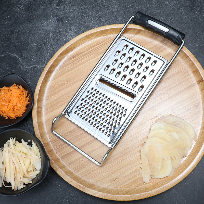 ステンレススチールスキッドボトムフラットグレーターハンドヘル - Cheese Grater Box のレビューと価格