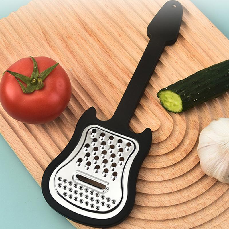 ギター形状フルーツおろし金フルーツ皮むきナイフハンドヘルドチ - Cheese Grater Box のレビューと価格