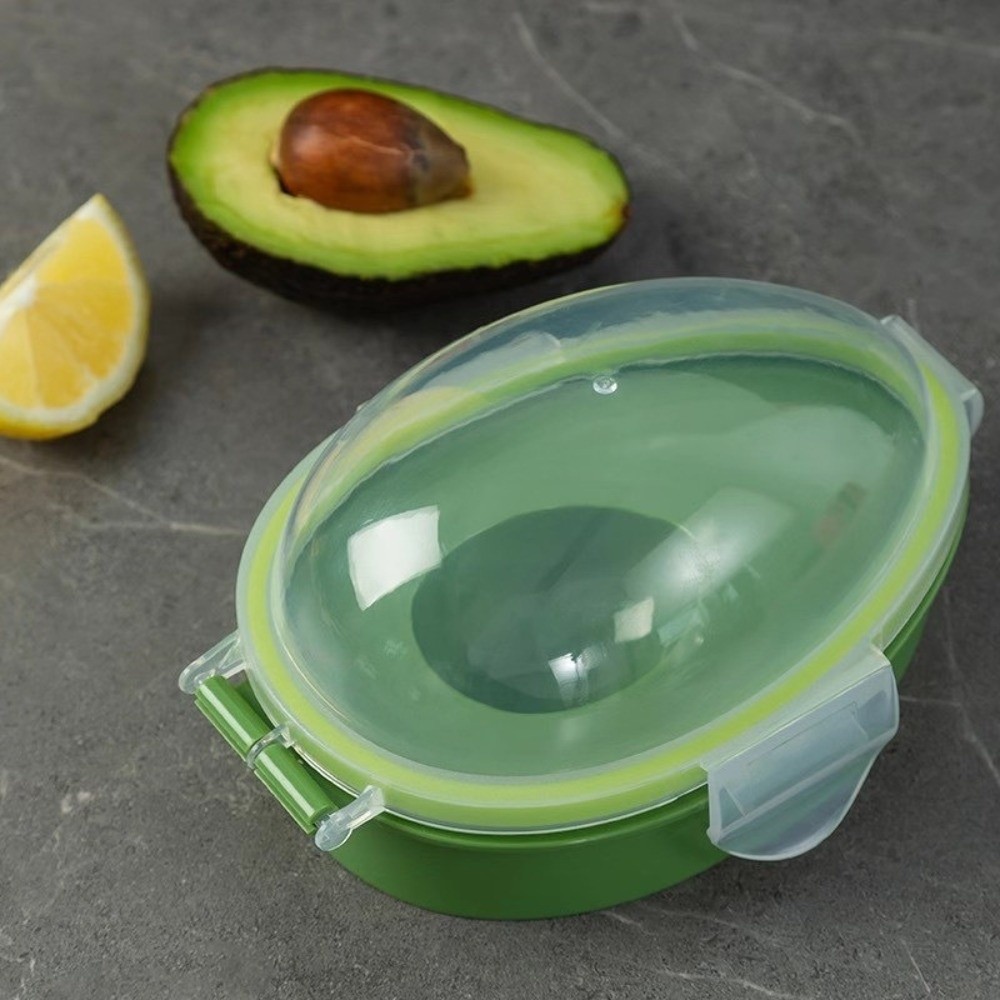 再利用可能なアボカド保存容器、食洗機対応、スナップオン式蓋付 - Avocado Slicer Tool のレビューと価格