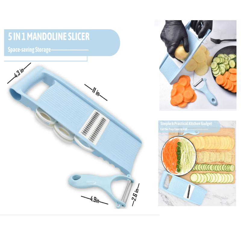 新しい多機能野菜チョッパー、ステンレス製カッター、家庭用ハン - Kitchen Gadgets Vegetable Cutter のレビューと価格