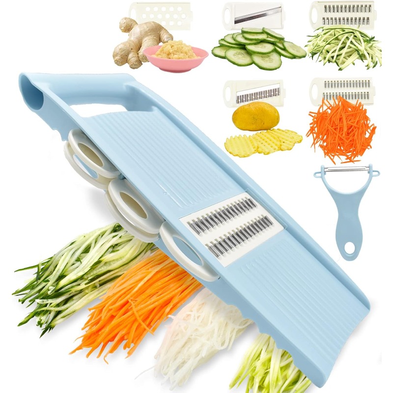 新しい多機能野菜チョッパー、ステンレス製カッター、家庭用ハン - Kitchen Gadgets Vegetable Cutter のレビューと価格
