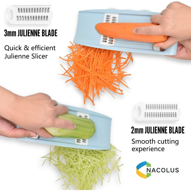 新しい多機能野菜チョッパー、ステンレス製カッター、家庭用ハン - Kitchen Gadgets Vegetable Cutter のレビューと価格