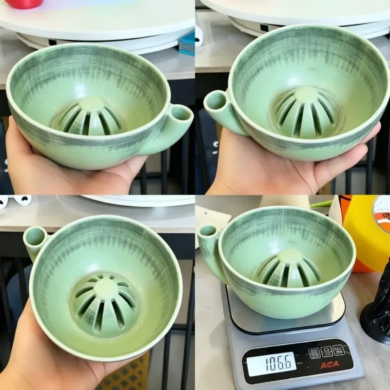 3Dプリント自動果物洗浄ボウル 大容量クイックドレイン ダイ - Kitchen Gadgets Save Time のレビューと価格